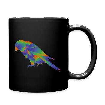 loriquet origami - Mug uni - noir - Droite