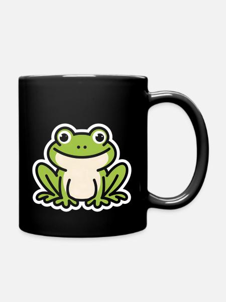 Kröte - Tasse einfarbig - Schwarz