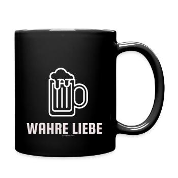 True Love Beer Birthday Gift Beer Shirt - Full Colour Mug - black - Right