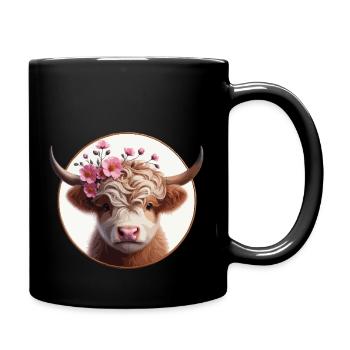 Veau Highlander 3 - Mug uni - noir - Droite