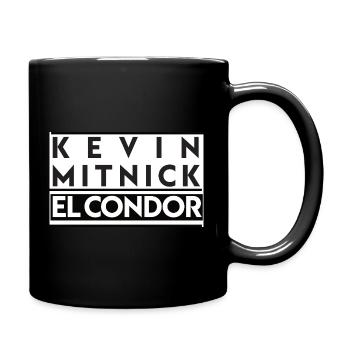 Kevin Mitnick / Geek / Informatique \ Design - Mug uni - noir - Droite