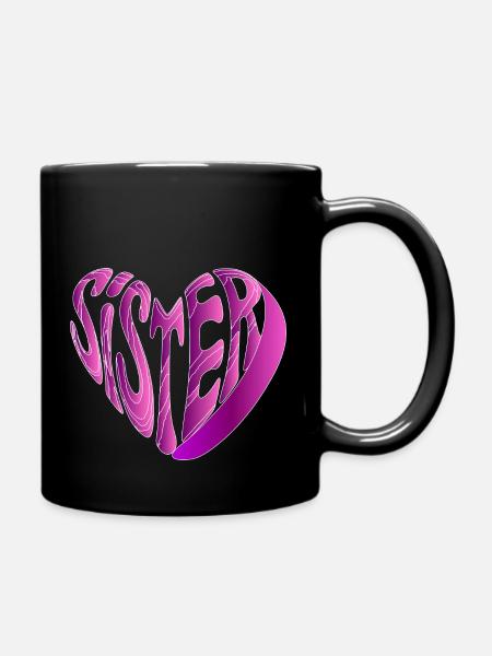 SCHWESTER - Tasse einfarbig - Schwarz