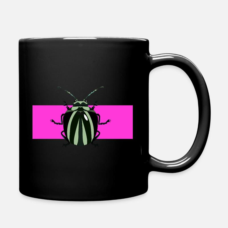 Description abstraite des insectes - Mug uni - noir