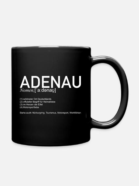 Adenau [signifiant] (blanc) - Mug uni - noir