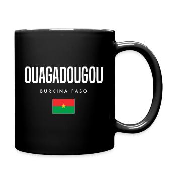 Ouagadougou, Burkina Faso - Full Colour Mug - black - Right