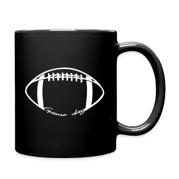 Game-Day-Football-Game-Day-Vibes-Football-Lover - Mug uni - noir - Droite