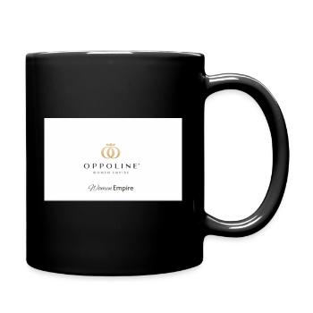 Motif de couronne élégant pour femme - Mug uni - noir - Droite
