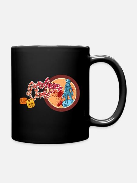 Gunslinger_Jane - Full Colour Mug - black
