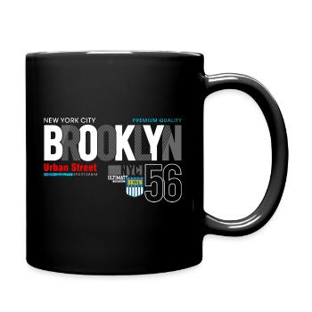 Brooklyn Street Art Design Urbain - Mug uni - noir - Droite