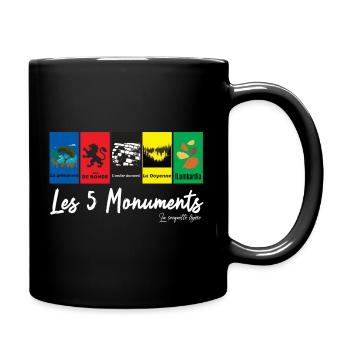 The 5 Monuments - cycling races - Full Colour Mug - black - Right