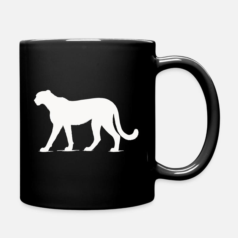 Gepard Tier  - Tasse einfarbig - Schwarz