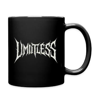 Limitless Lettering – Metal Design - Full Colour Mug - black - Right