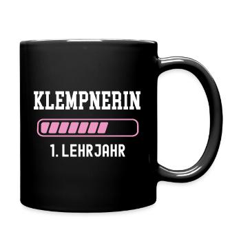 Plumber apprenticeship 1 year of apprenticeship first year apprenticeship - Full Colour Mug - black - Right