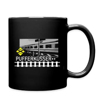 PUFFERKÜSSER - Tasse einfarbig - Schwarz - Rechts