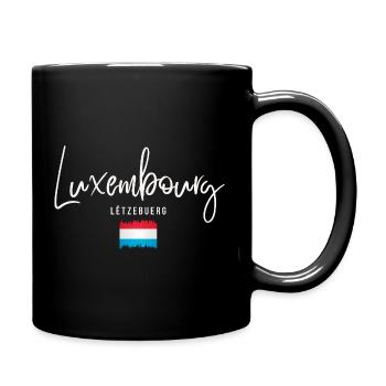 Made in Luxembourg, Luxembourg roots - Full Colour Mug - black - Right