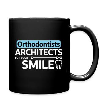 Orthodontists Architects For Your Smile Apparel  - Full Colour Mug - black - Right