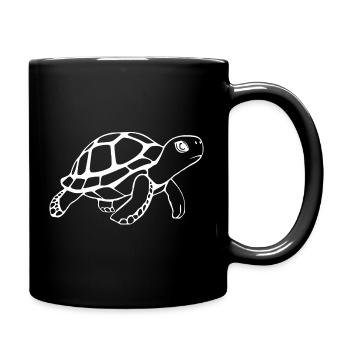 Turtle Turtles - Full Colour Mug - black - Right