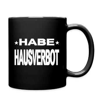 Interdiction à domicile - Mug uni - noir - Droite