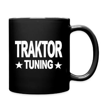 Traktor - Tasse einfarbig - Schwarz - Rechts