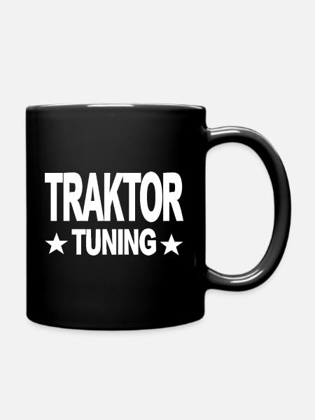 Traktor - Tasse einfarbig - Schwarz