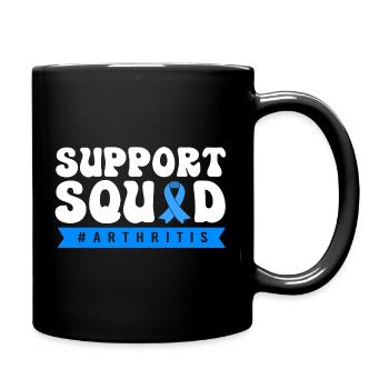 Arthritis Rheuma - Tasse einfarbig - Schwarz - Rechts