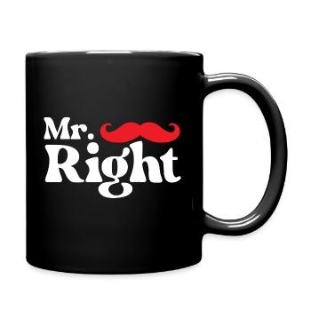 Monsieur Parfait Couple Drôle de Saint-Valentin - Mug uni - noir - Droite