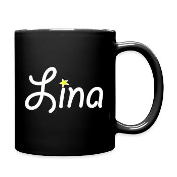 Lina - Mug uni - noir - Droite
