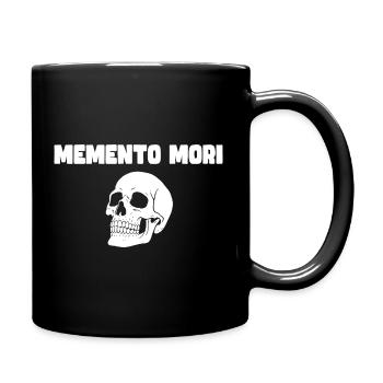Memento Mori Skull - Full Colour Mug - black - Right