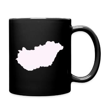 Ungarn Land - Tasse einfarbig - Schwarz - Rechts