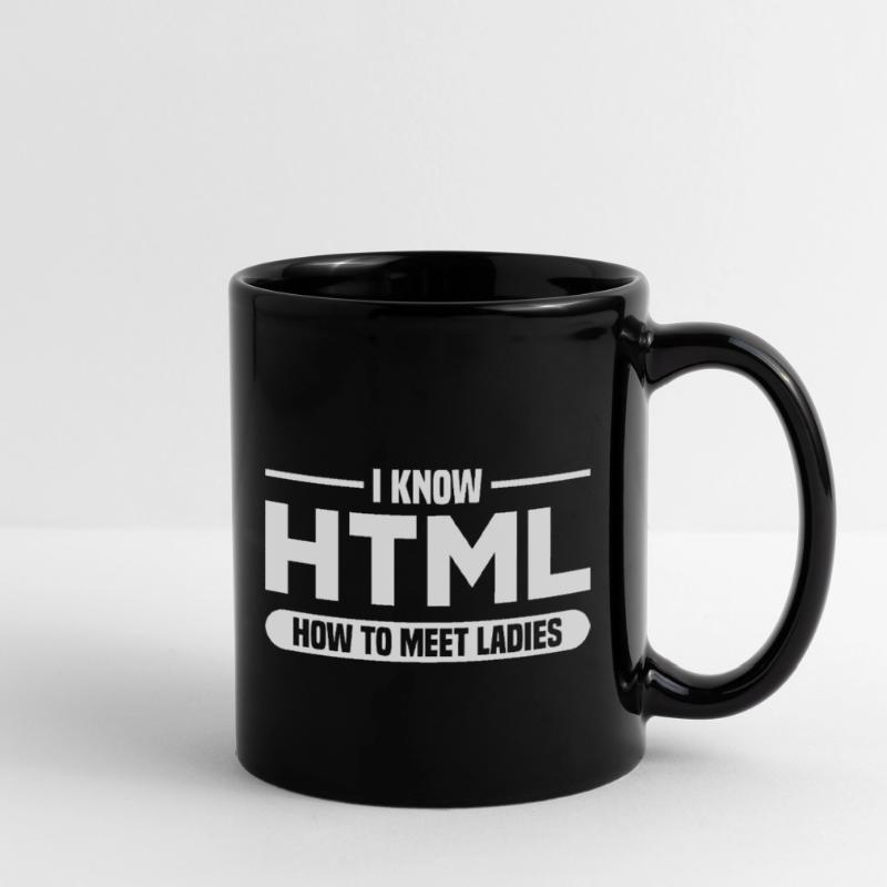 HTML Humor Code Programmer Saying Full Colour Mug