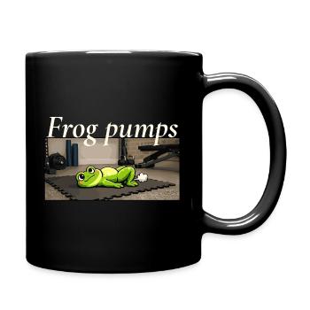Grenouille pompe Fitness Grenouille Expression - Mug uni - noir - Droite