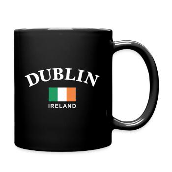 Dublin, Irland - Tasse einfarbig - Schwarz - Rechts
