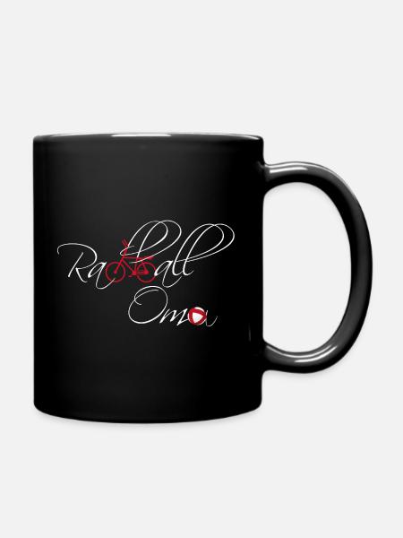 Cycling, Cycleball, Indoor Cycling, Grandma - Full Colour Mug - black