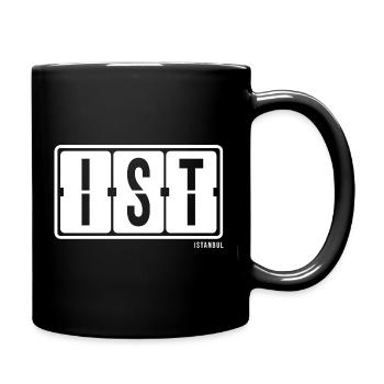 Istanbul IST, City Souvenir Hoodie, Tasse, Tasche - Tasse einfarbig - Schwarz - Rechts