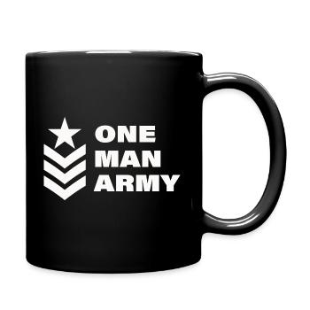ONE MAN - Tasse einfarbig - Schwarz - Rechts