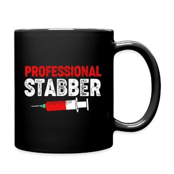 Phlebotomist Nurse Nurse Blood Sampling - Full Colour Mug - black - Right