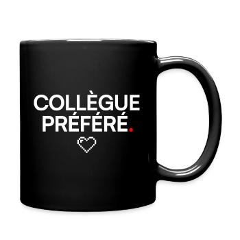 LIEBLINGSKOLLEGE | Lustige Geschenkidee - Tasse einfarbig - Schwarz - Rechts
