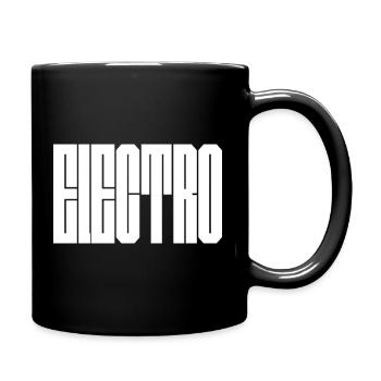 Monochrome Vertical Glyphs - Full Colour Mug - black - Right
