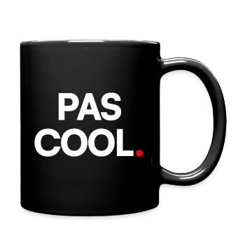 PAS COOL. – Humour Minimaliste Expression - Mug uni - noir - Droite