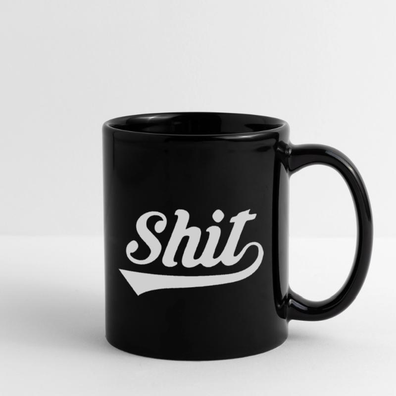 Merde Rétro Script Mug uni