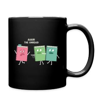 Reader Bookaholic Love Books Lesezeichen – Lustiges Buch - Tasse einfarbig - Schwarz - Rechts