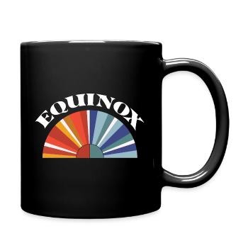 Equinox Happy Easter Ostara - Full Colour Mug - black - Right
