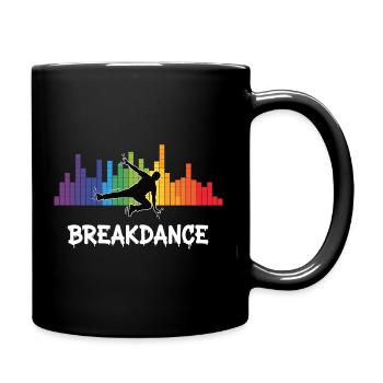 Breakdance Streetstyle Hip Hop DJ Dance - Tasse einfarbig - Schwarz - Rechts