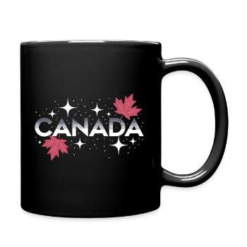 T-shirt Canada Feuille d’érable - Chemise de voyage Canada - Mug uni - noir - Droite