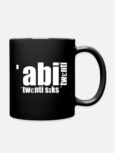 Abi twenti twenti six phonetic - Full Colour Mug - black