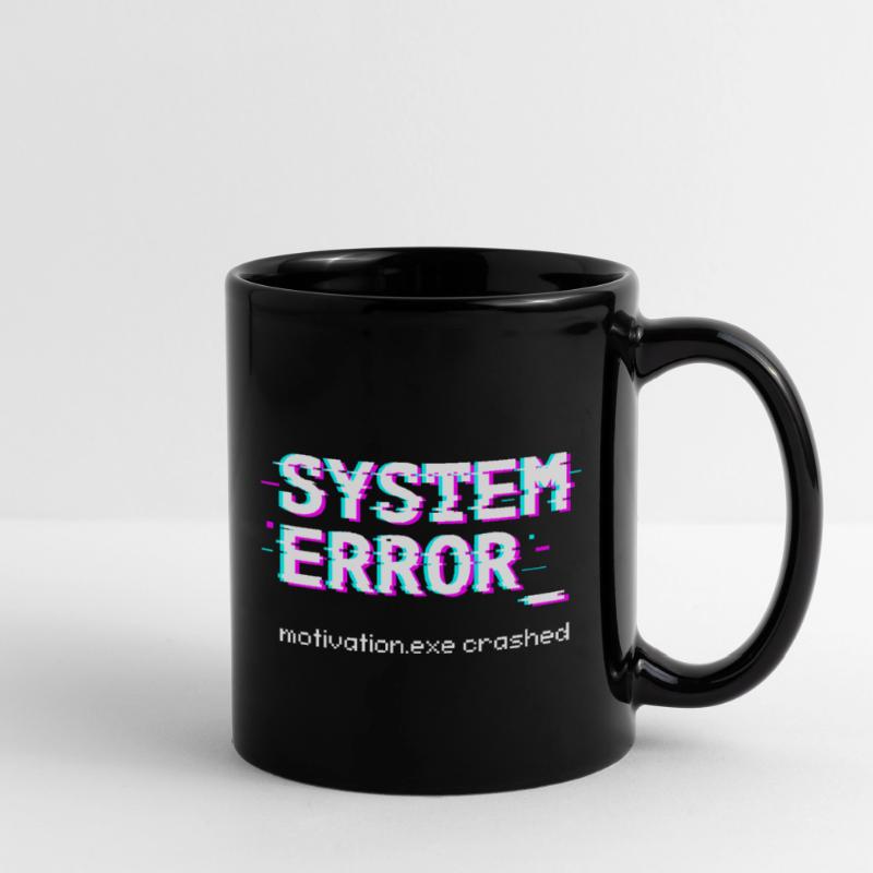 System error Motivation.exe crashed Full Colour Mug