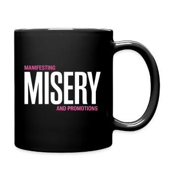 Manifeste de la misère Tee - Mug uni - noir - Droite