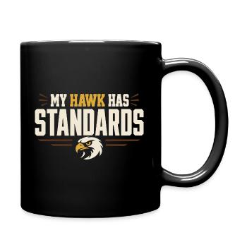 Falconry Falconers Birds of Prey Birds of Prey Guides - Full Colour Mug - black - Right