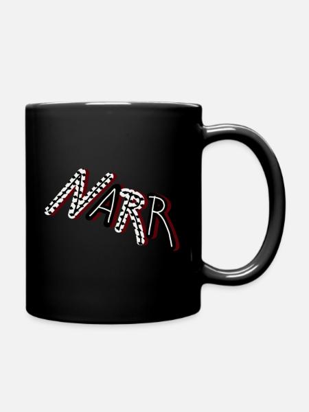 Narr - Tasse einfarbig - Schwarz