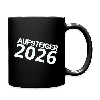 aufsteiger_2026- - Tasse einfarbig - Schwarz - Rechts